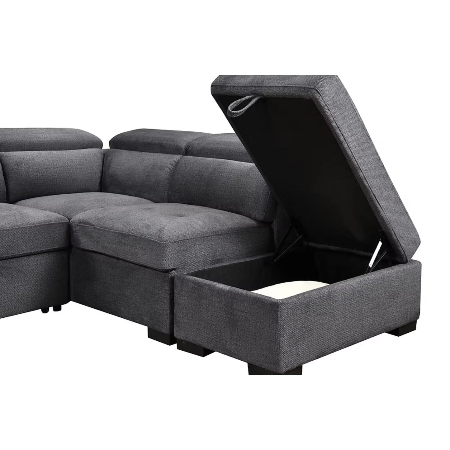 Canapé-lit sectionnel 9090 gris