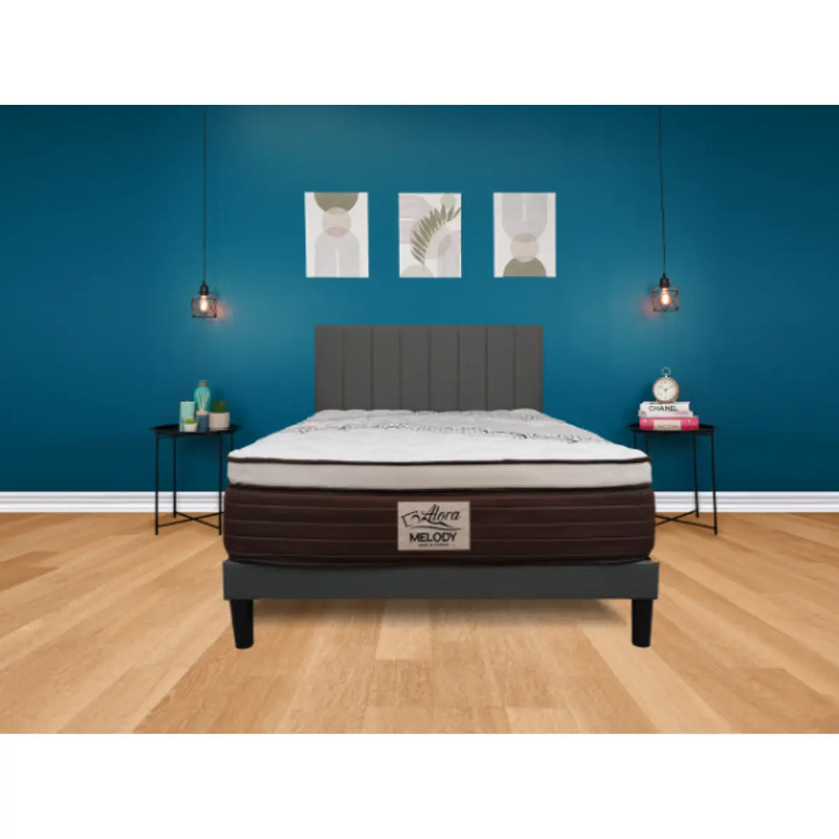 Matelas hybride à ressorts ensachés Melody