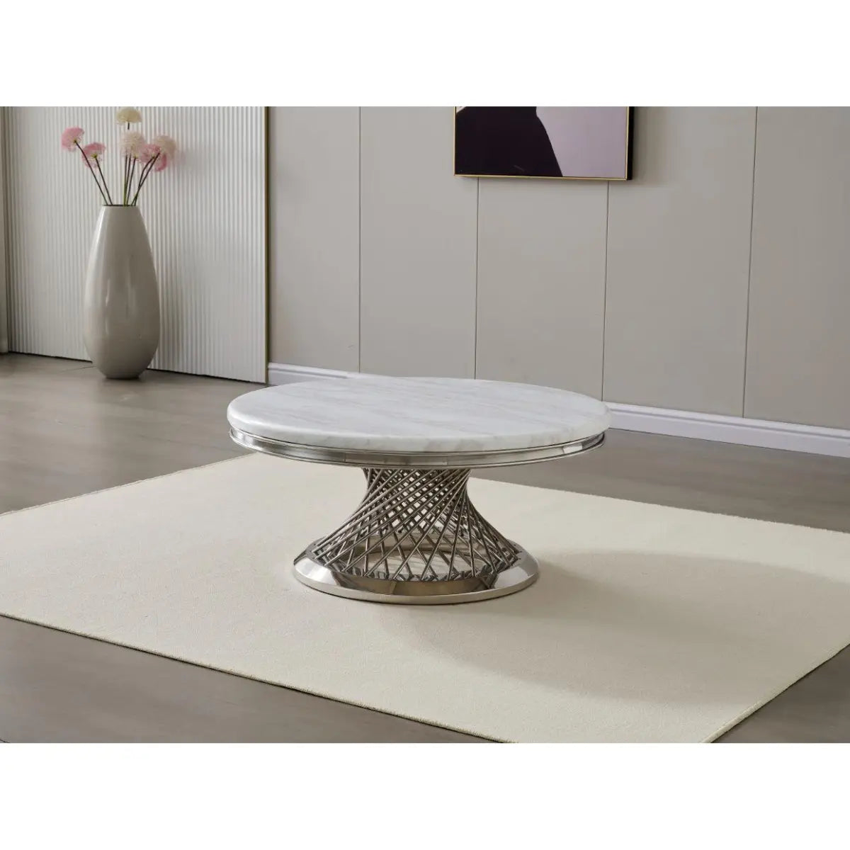Table basse Remi 1730 en argent