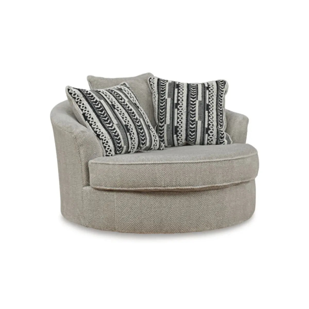 Fauteuil d'appoint pivotant Ashley Calnita en sisal