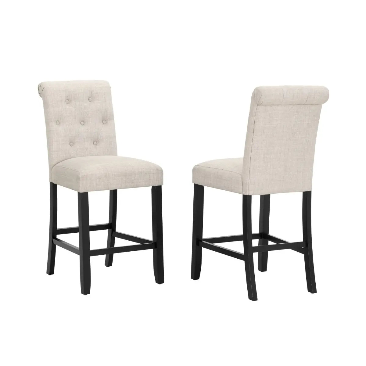 Ensemble de tabourets de bar Stella beige