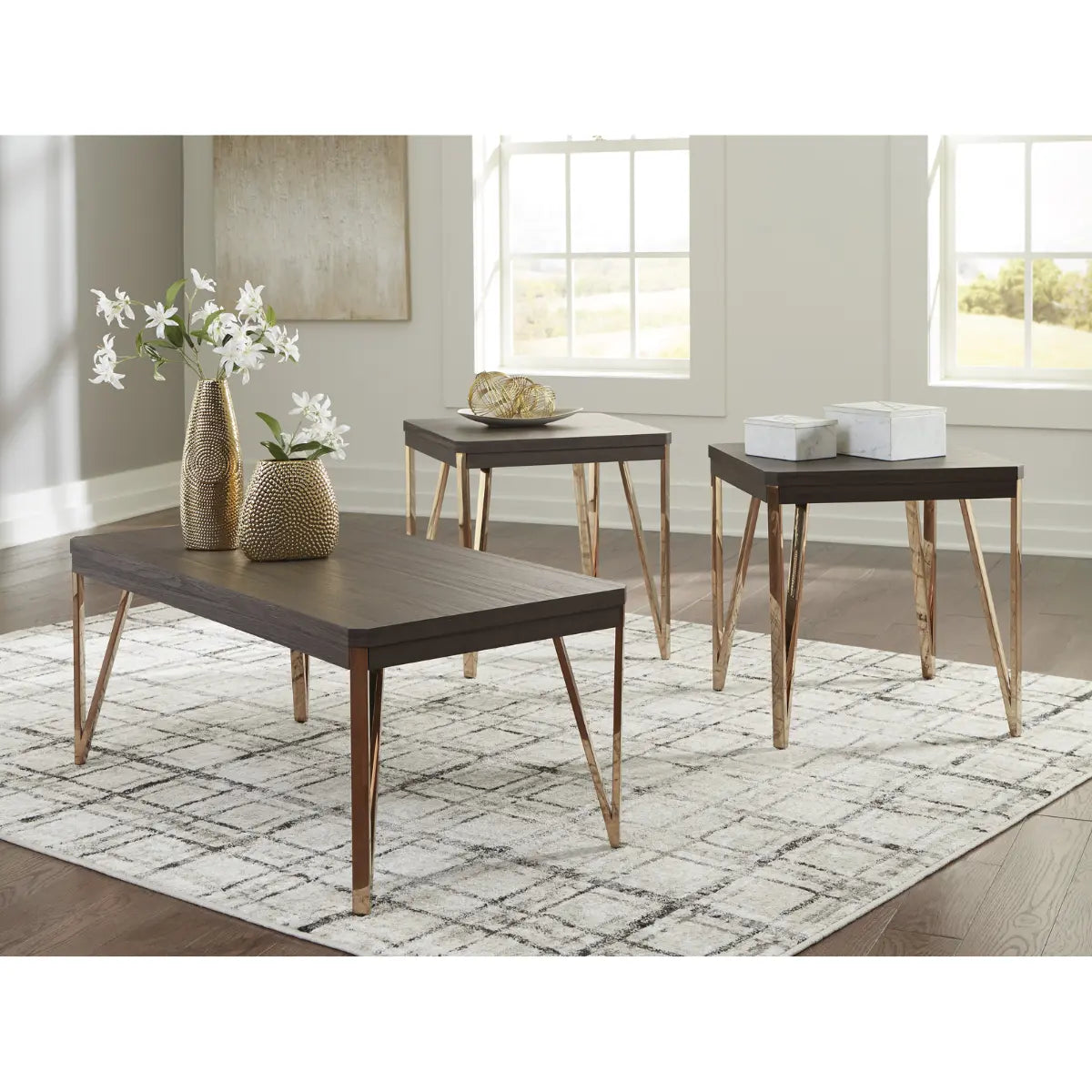 Ensemble de tables d'appoint Ashley Bandyn