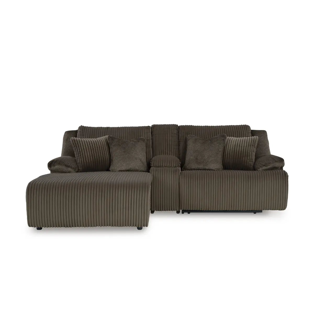 Canapé sectionnel inclinable Ashley Top Tier en chocolat
