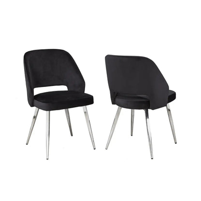 Ensemble de chaises de salle à manger 1205 en noir