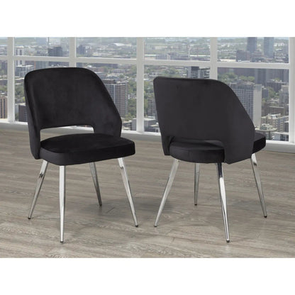 Ensemble de chaises de salle à manger 1205 en noir