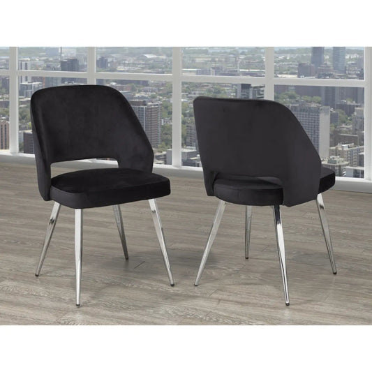 Ensemble de chaises de salle à manger 1205 en noir