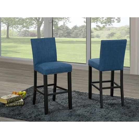 Ensemble de tabourets de bar 162-29 bleu