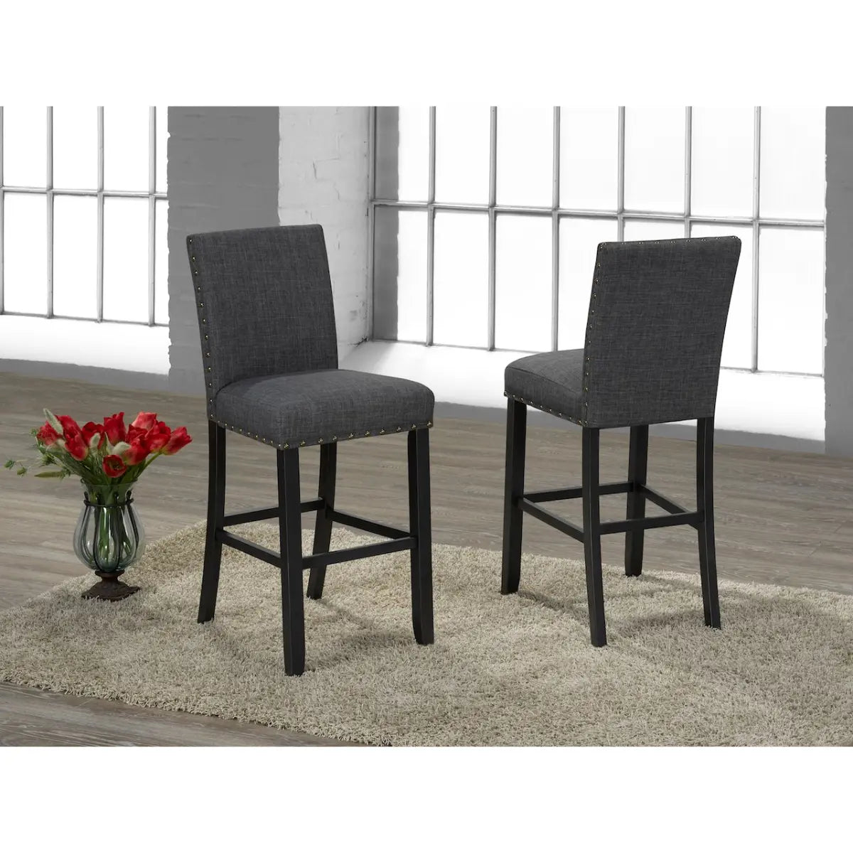 Ensemble de tabourets de bar 162-29 gris