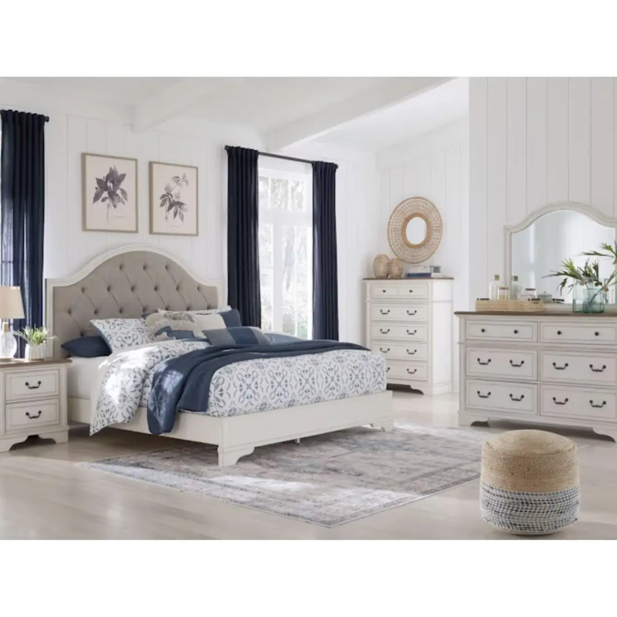 Ensemble de chambre à coucher Ashley Brollyn bicolore