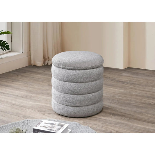 Pouf de rangement 6241 gris