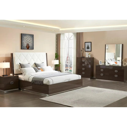 Ensemble de chambre à coucher 2504 en marron