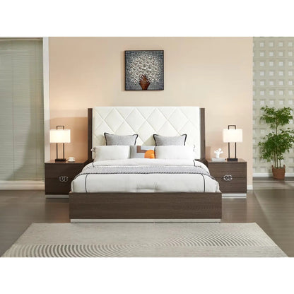 Ensemble de chambre à coucher 2504 en marron