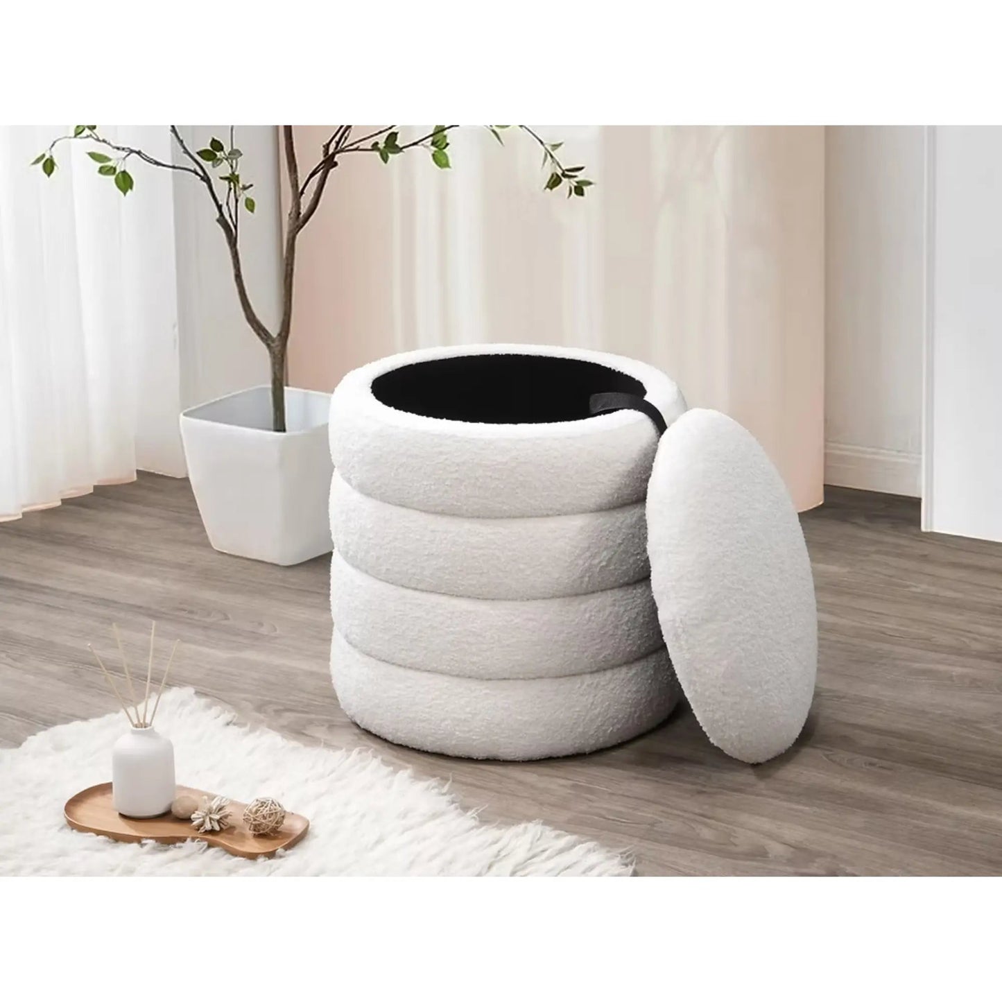 Pouf de rangement 6240 beige