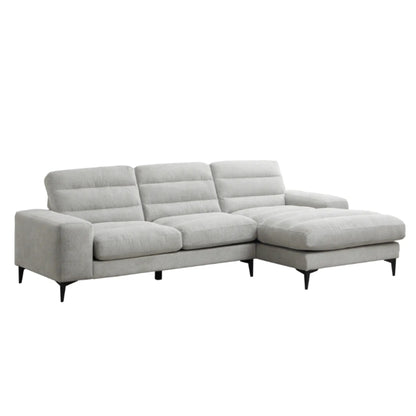Canapé 2 pièces Suki avec méridienne 99084LGY