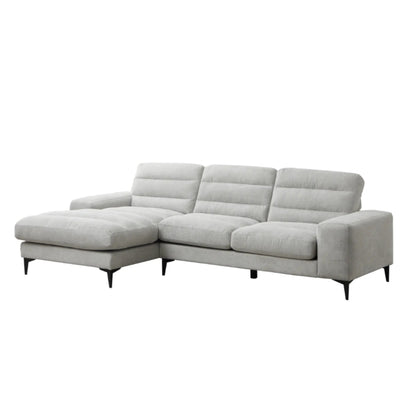 Canapé 2 pièces Suki avec méridienne 99084LGY