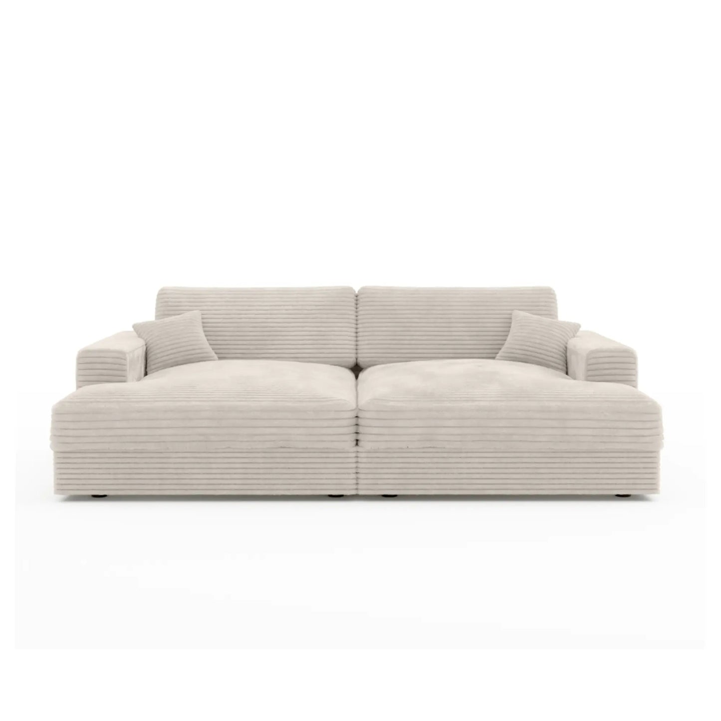Chaise longue double Phoenix beige