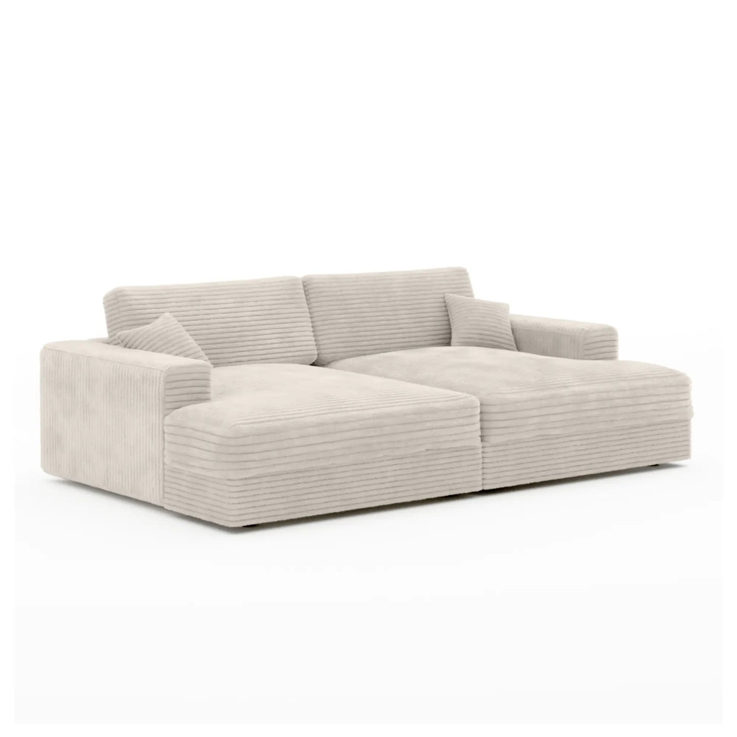Chaise longue double Phoenix beige
