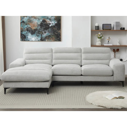 Canapé 2 pièces Suki avec méridienne 99084LGY