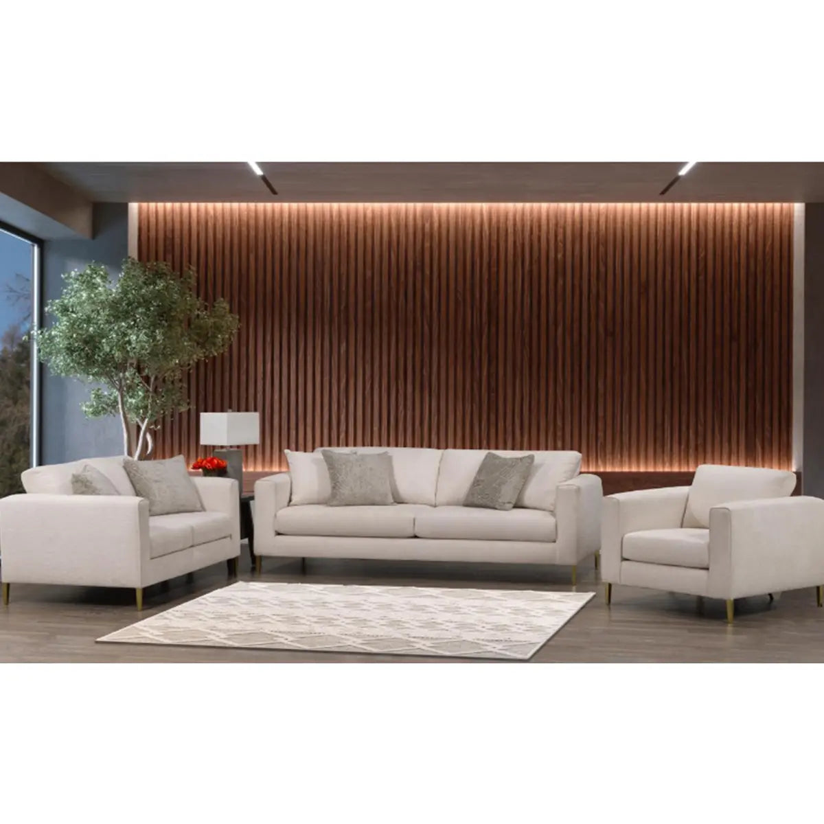 Ensemble de canapés en tissu 5541