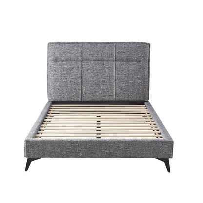 Lit plateforme 5935 gris