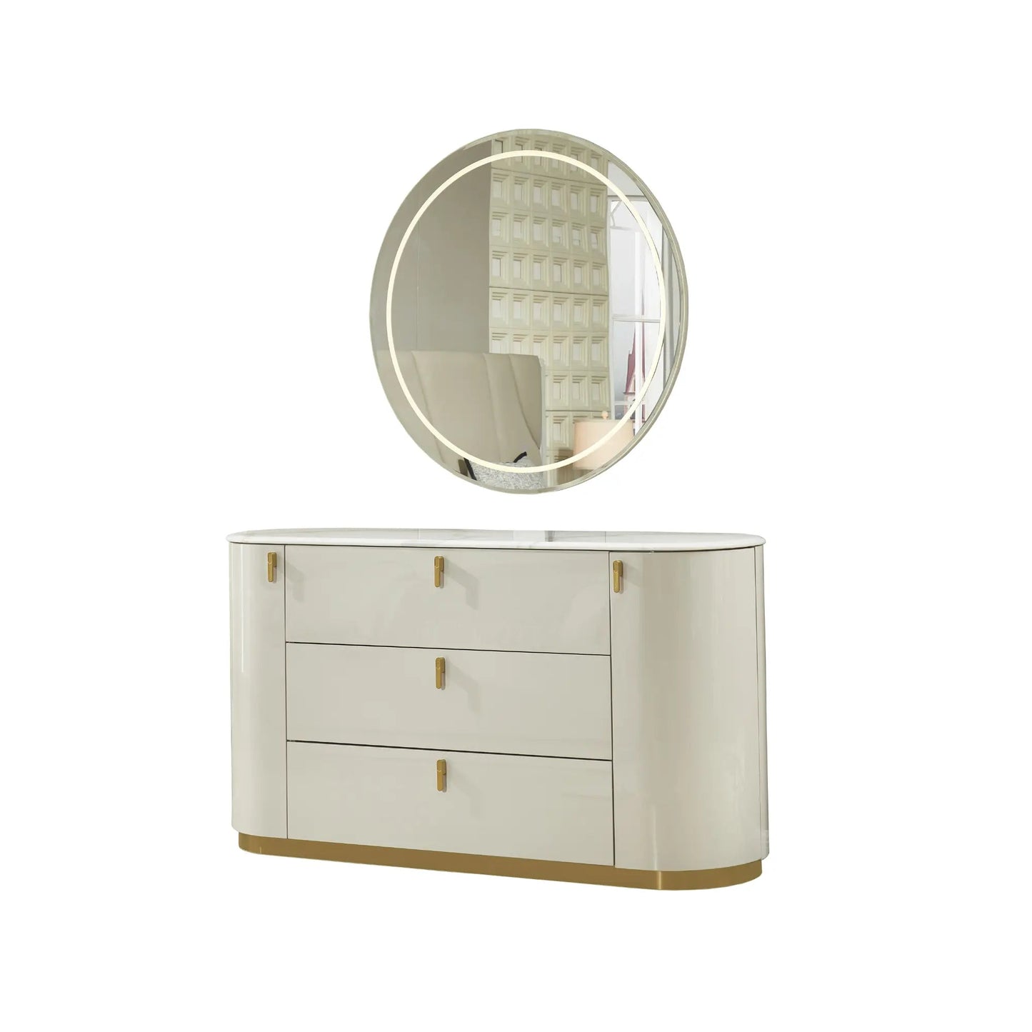 Lit de rangement hydraulique 2406 beige