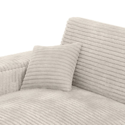 Chaise longue double Phoenix beige