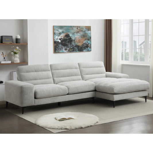 Canapé 2 pièces Suki avec méridienne 99084LGY