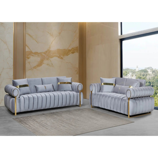 Ensemble de canapés 6077 gris
