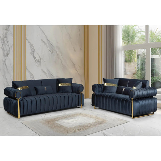 Ensemble de canapés 6077 en noir
