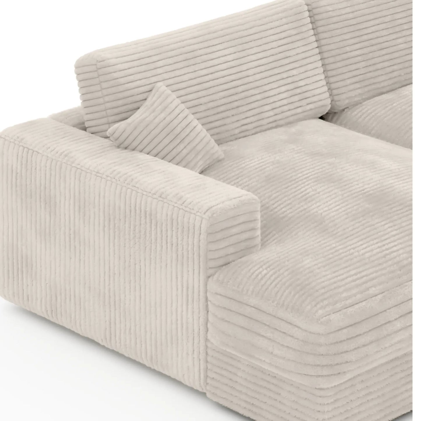 Chaise longue double Phoenix beige