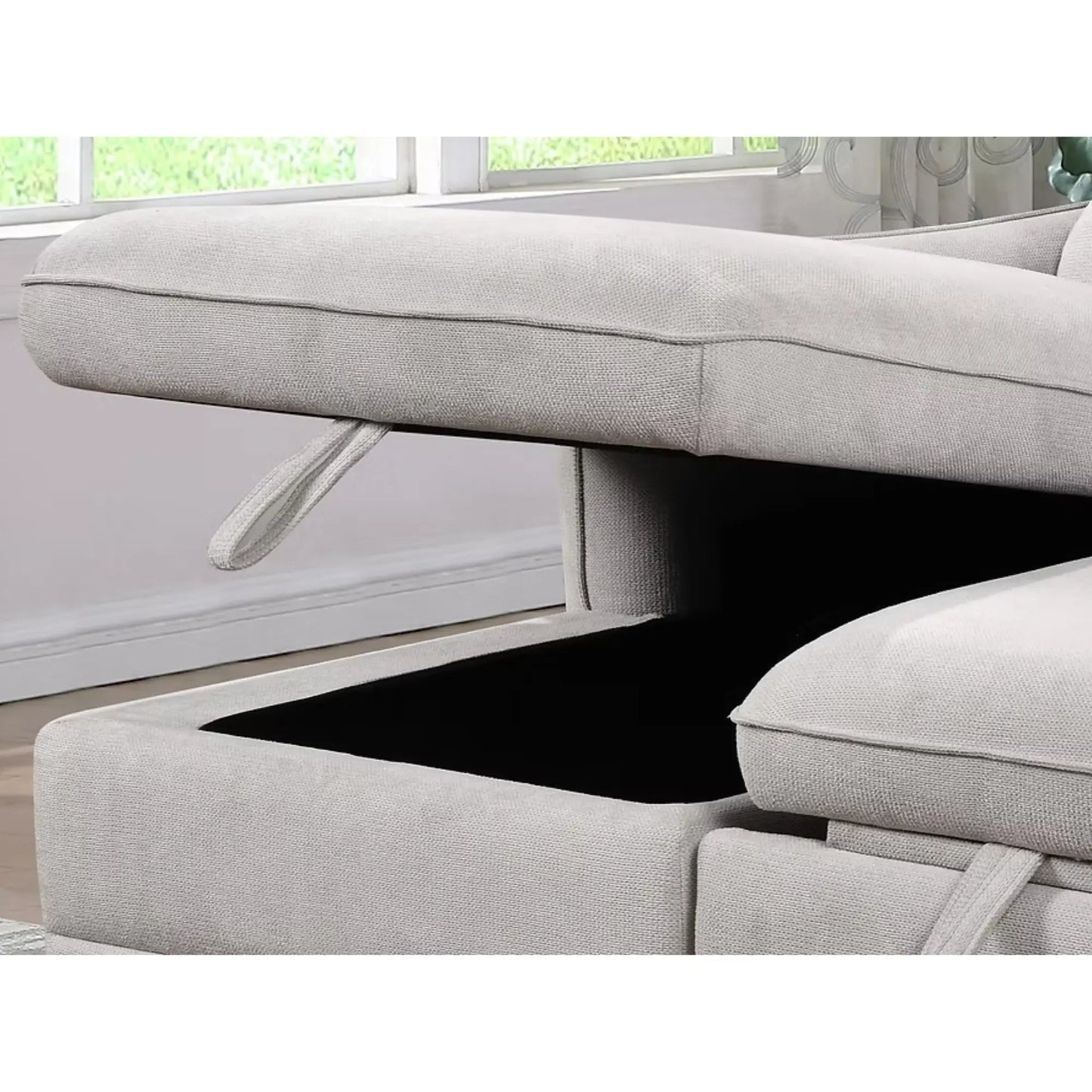 Canapé-lit sectionnel 9005 gris