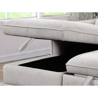 Canapé-lit sectionnel 9005 gris
