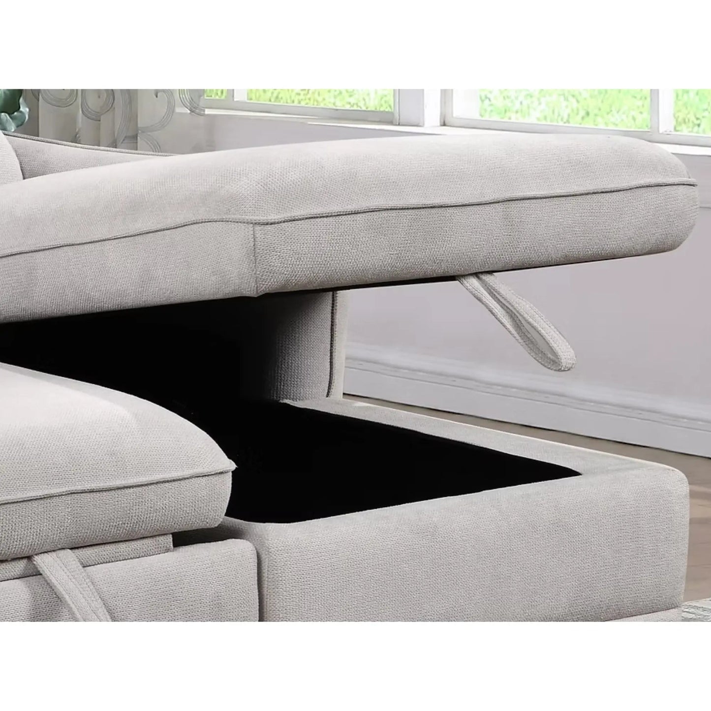 Canapé-lit sectionnel 9006 gris