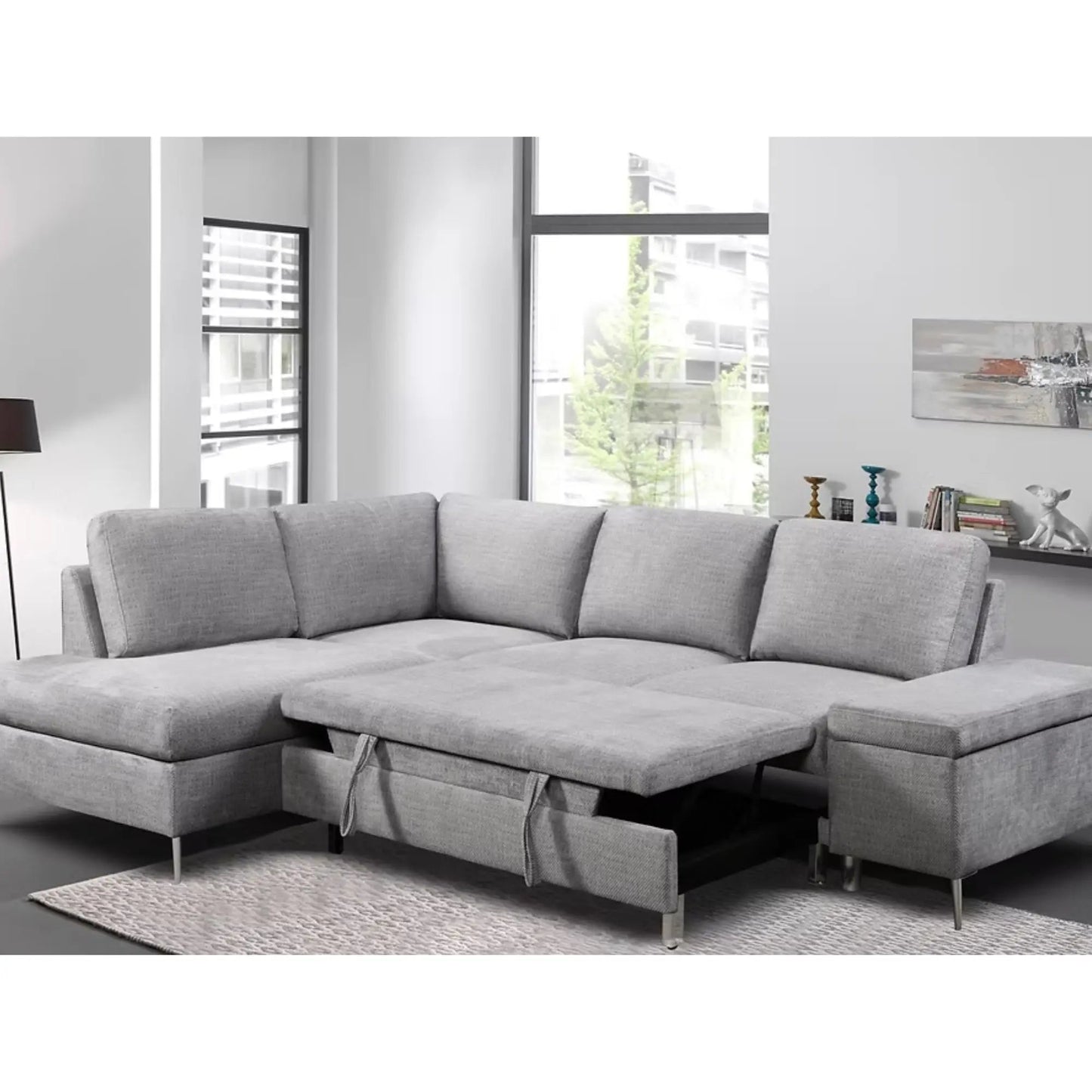 Canapé-lit 9022 gris