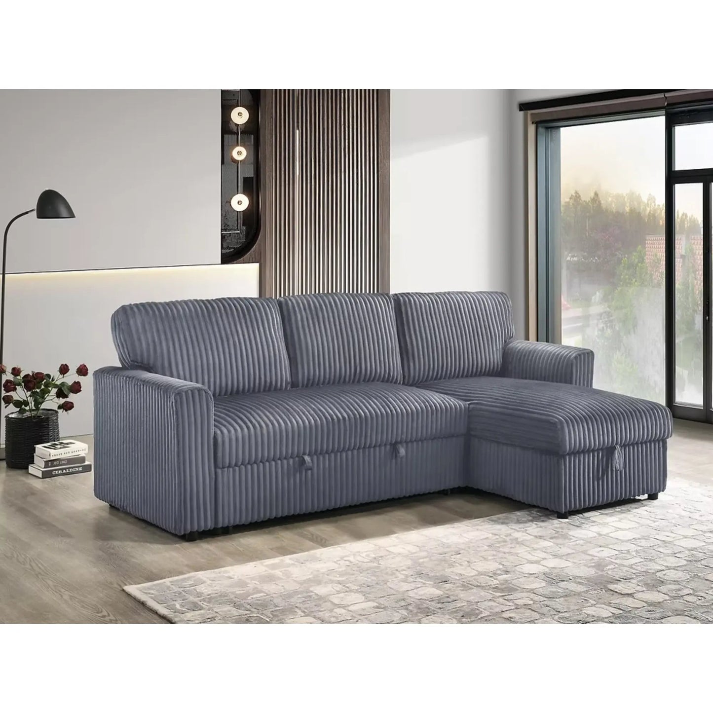 Canapé-lit 9025 gris