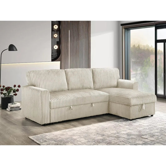 Canapé-lit sectionnel 9026 couleur crème