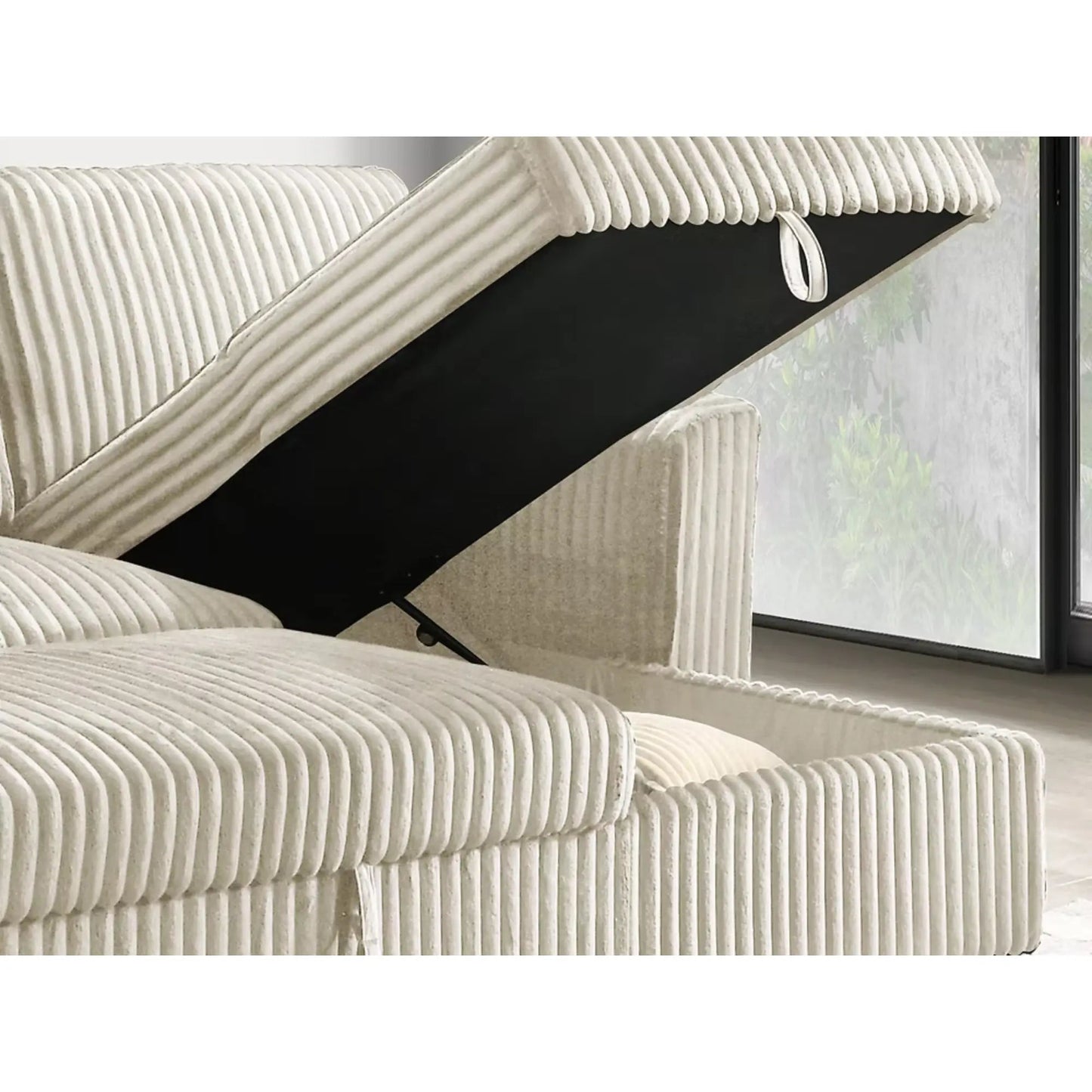 Canapé-lit sectionnel 9026 couleur crème