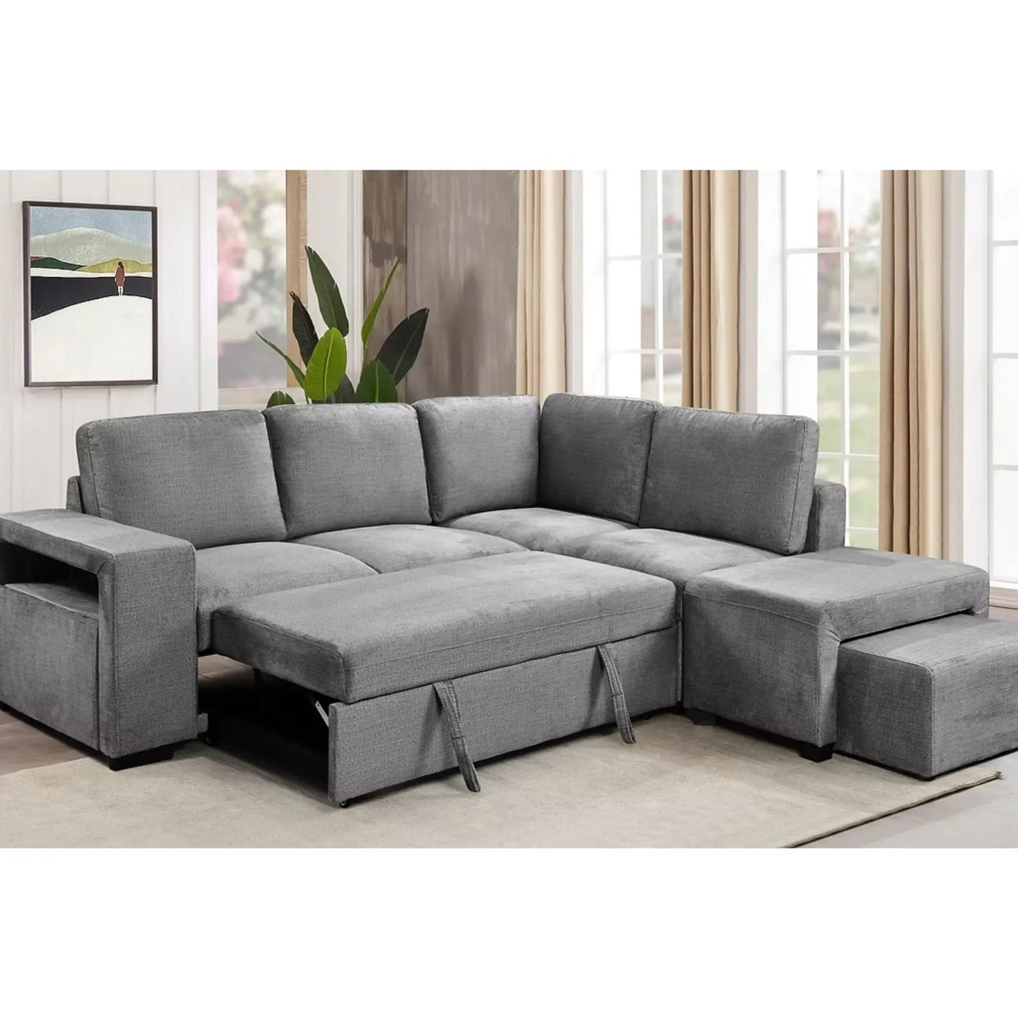 Canapé-lit 9035 gris