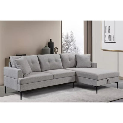 9061 Sectionnel en gris