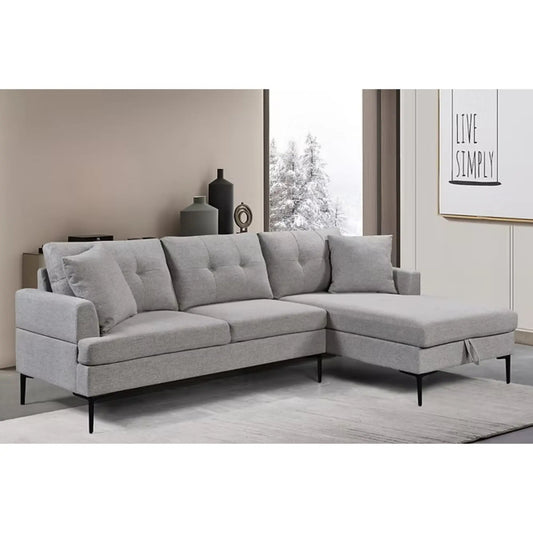 9061 Sectionnel en gris