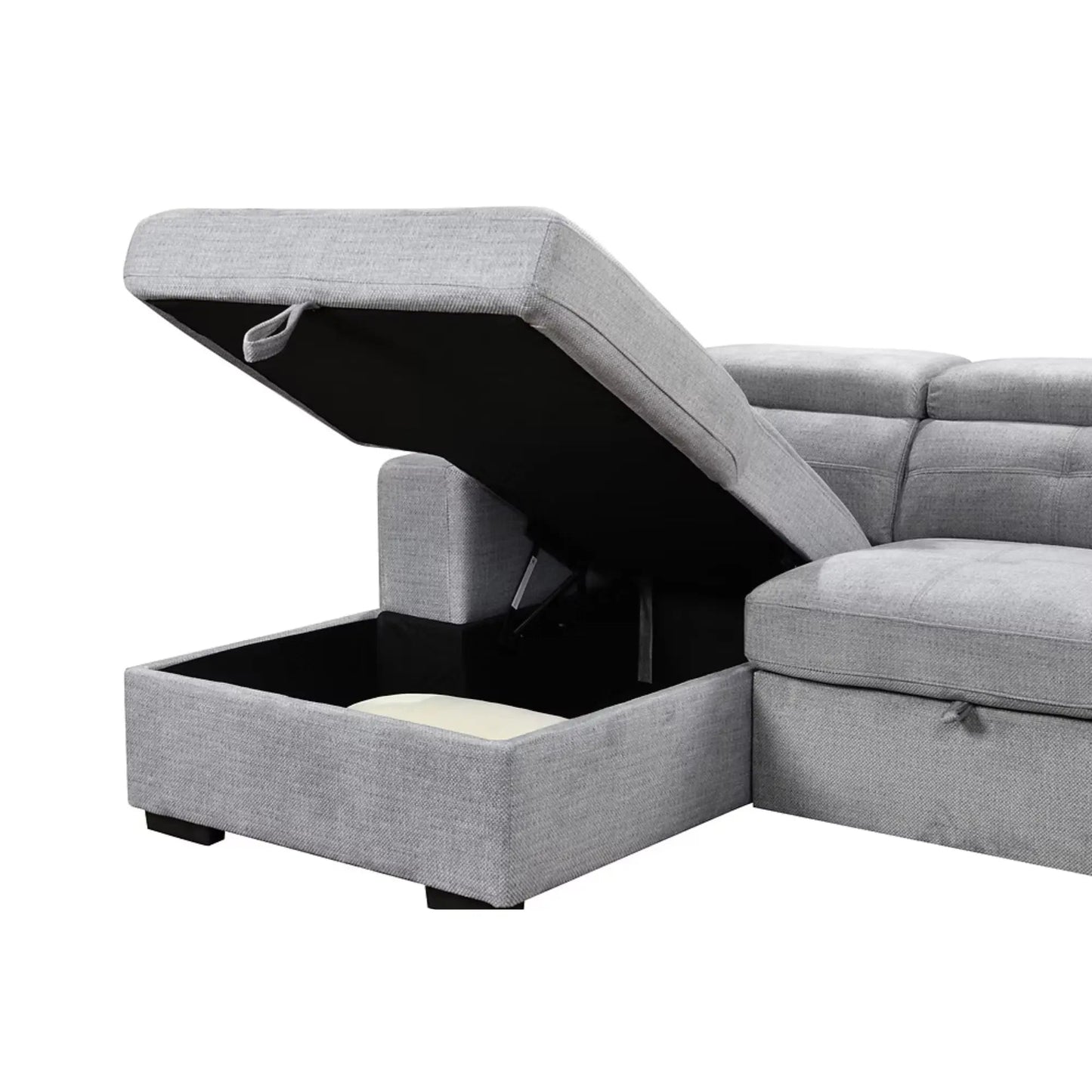 Canapé-lit sectionnel 9080 gris