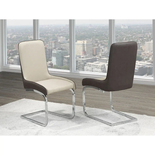 Ensemble de chaises de salle à manger 912 marron