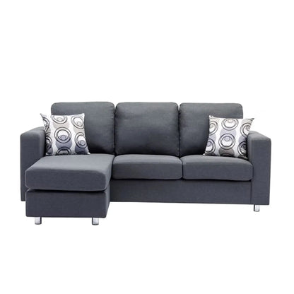 9325 Sectionnel en gris