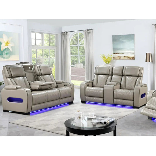 Ensemble de canapé inclinable électrique D10152