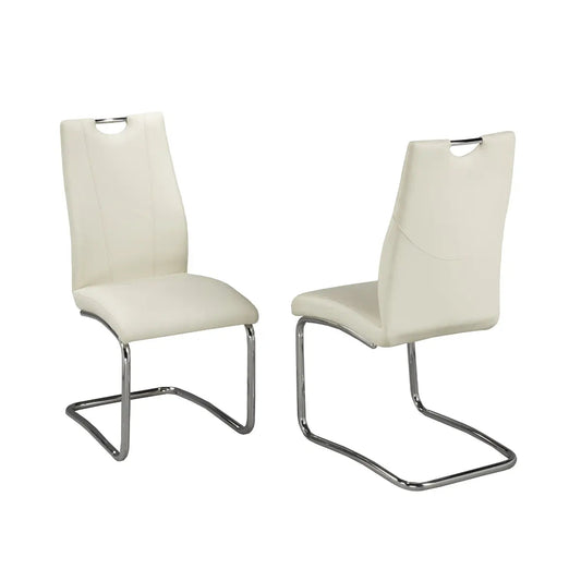 Ensemble de chaises de salle à manger 827 en blanc