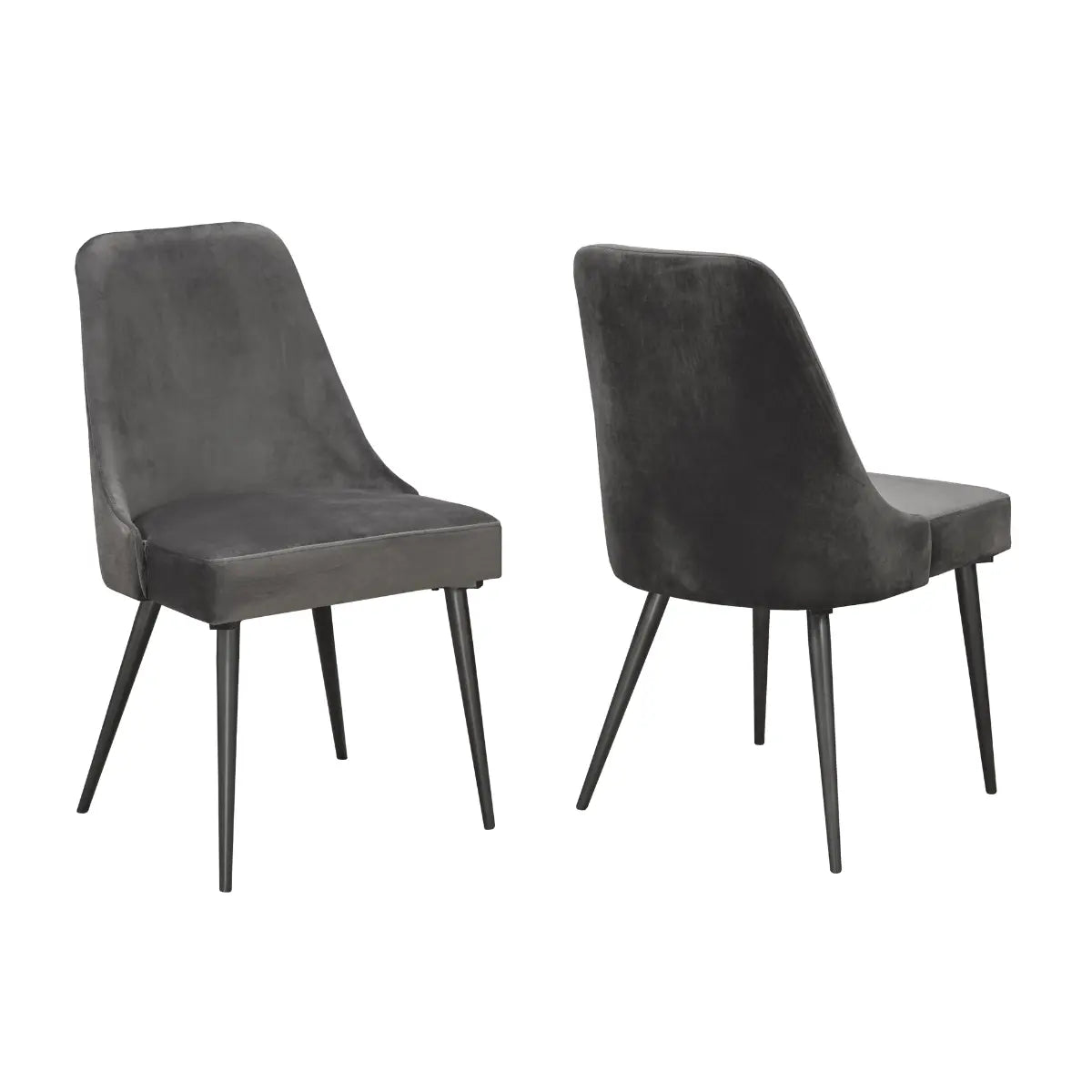 Ensemble de chaises de salle à manger A654 en gris 
