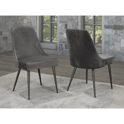 Ensemble de chaises de salle à manger A654 en gris 
