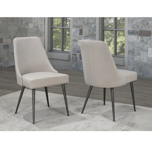 Ensemble de chaises de salle à manger A654 beiges 