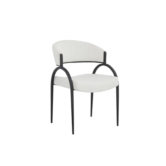 Ensemble de chaises de salle à manger Alessia couleur crème