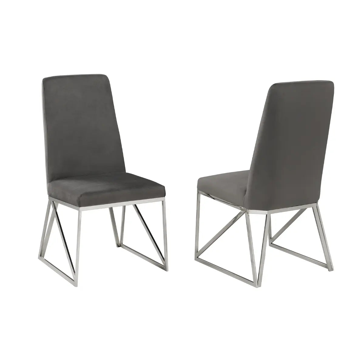 Ensemble de chaises de salle à manger Ariela en gris